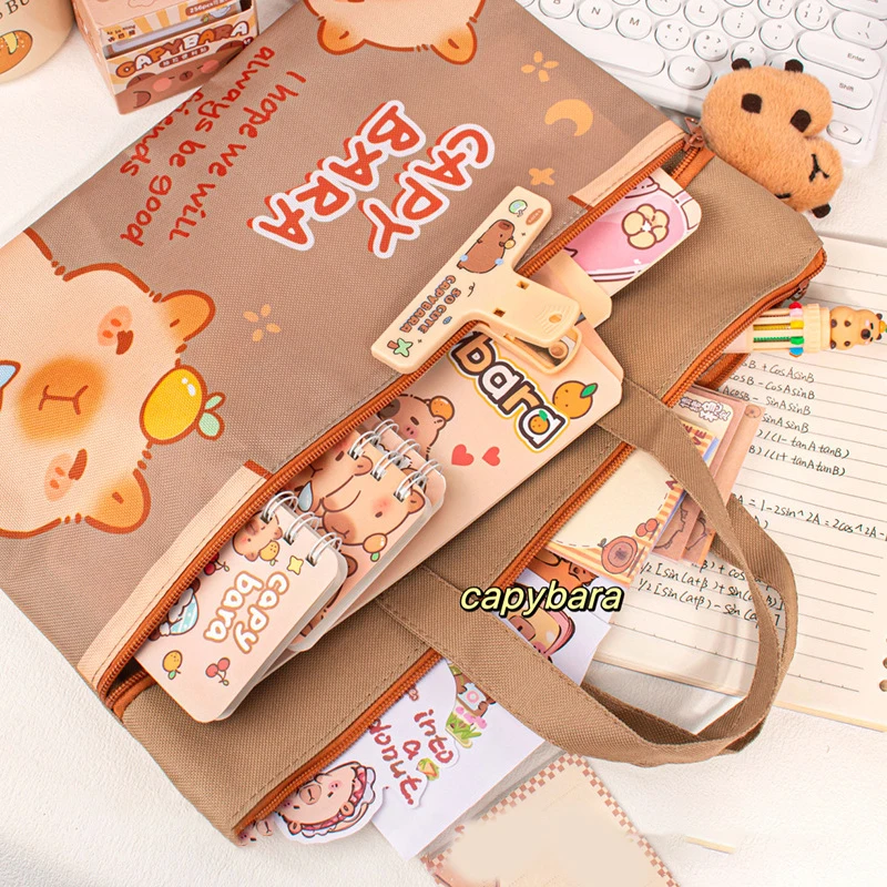 Холщовая Сумка-тоут с молнией для школьников и учебников