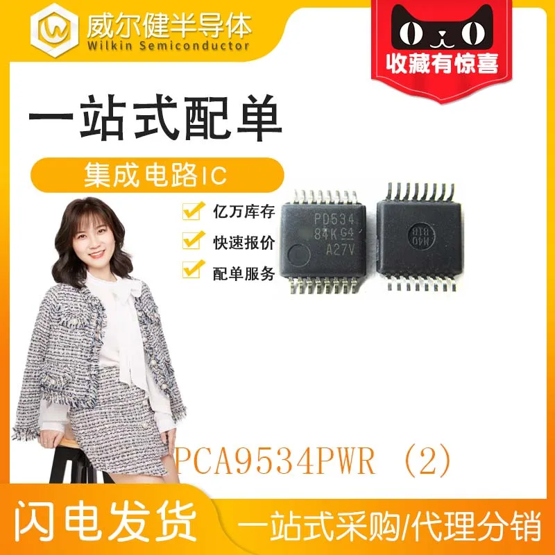 

Бесплатная доставка PCA9534DBR SSOP16 -I/O IC PD534 10 шт.