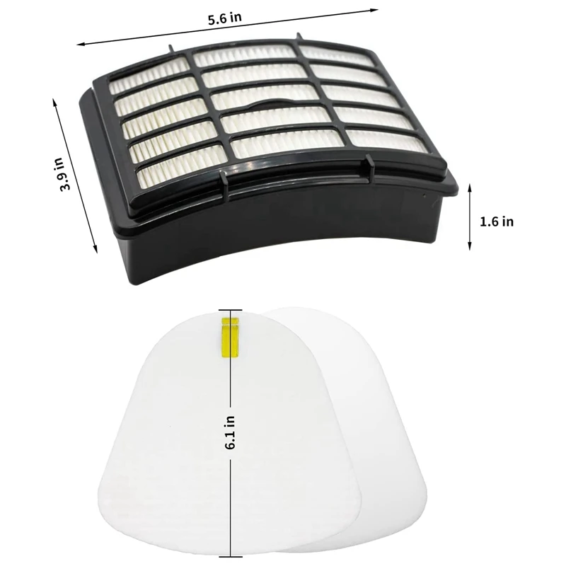 Сменные аксессуары для вакуумных фильтров совместимые с Shark Navigator Lift-Away NV350 NV351 NV352