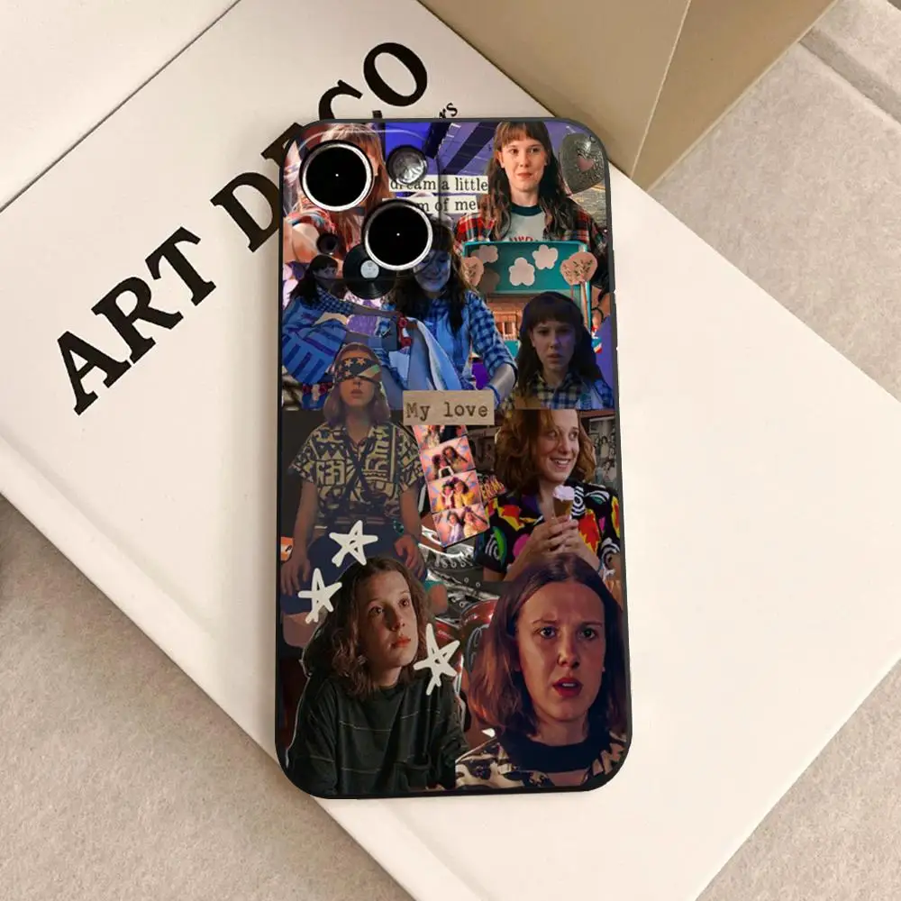 Фото Чехол HD Millie Brown Stranger для iPhone 17 11 12 13 15 16 14 Pro Max X XR XS 7 6 Plus SE, роскошный чехол-накладка HYBXAXC №1