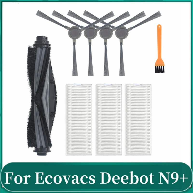 

Распродажа! Моющаяся основная боковая щетка, фильтр НЕРА Для Ecovacs Deebot N9 N9 +, Сменные аксессуары для робота-пылесоса
