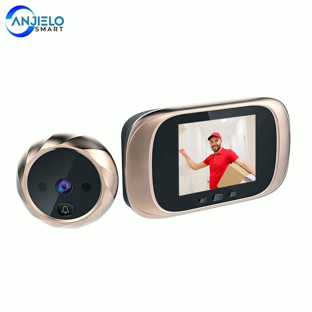 2.8 Inch Peephole Doorbell with Camera Video Doorbell Long Standby Video Intercom Security Night Vision HD Camera for Home