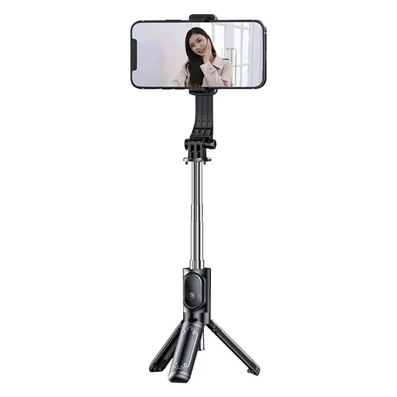 

Selfie Stick Tripod Telescopic Photo Tripod Stand High Strength Legs Extendable Tube Tripod Stand With Fill Light Travel Photo