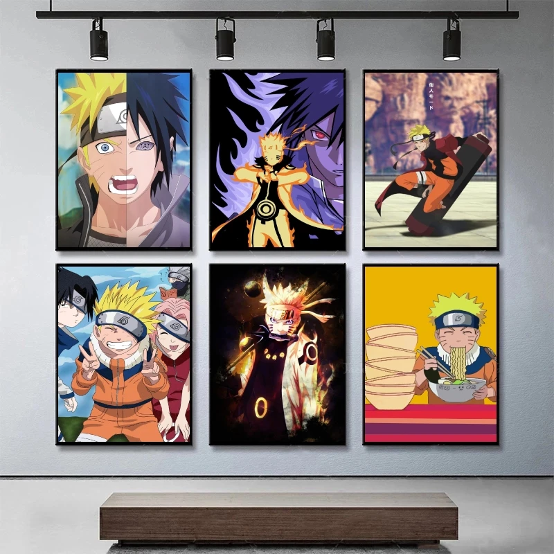 

Canvas Artwork Painting NARUTO uchiha sasuke Gifts Classic Picture Print Wall Poster Toys Modular Prints Hanging Decorative