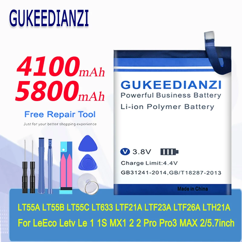 LT55A LT55B LT55C LT633 LTF21A LTF23A LTF26A LTH21A Аккумулятор для LeEco Letv Le Phone Pro3 X720 5800 мач сменный аккумулятор