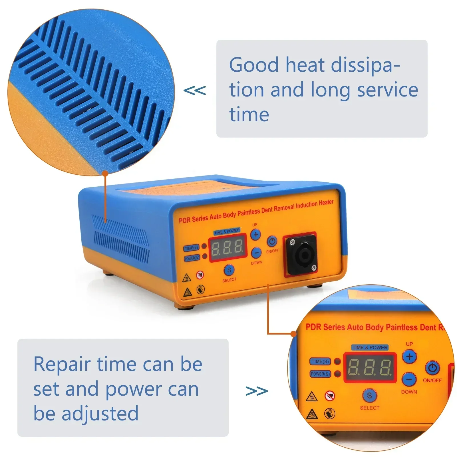 Новый индукционный нагреватель PDR для удаления вмятин на кузове автомобиля
