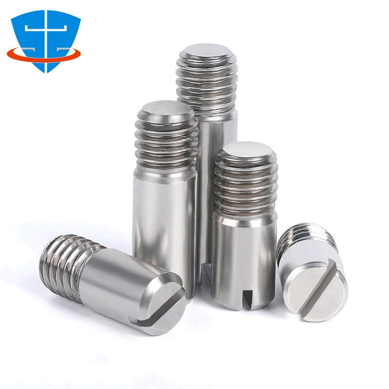 

5pcs DIN2342 M2 M2.5 M3 M4 M5 M6 M8 M10 304 Stainless Steel Slotted Cylindrical Pin External Thread Locating Dowel Paraller Pins