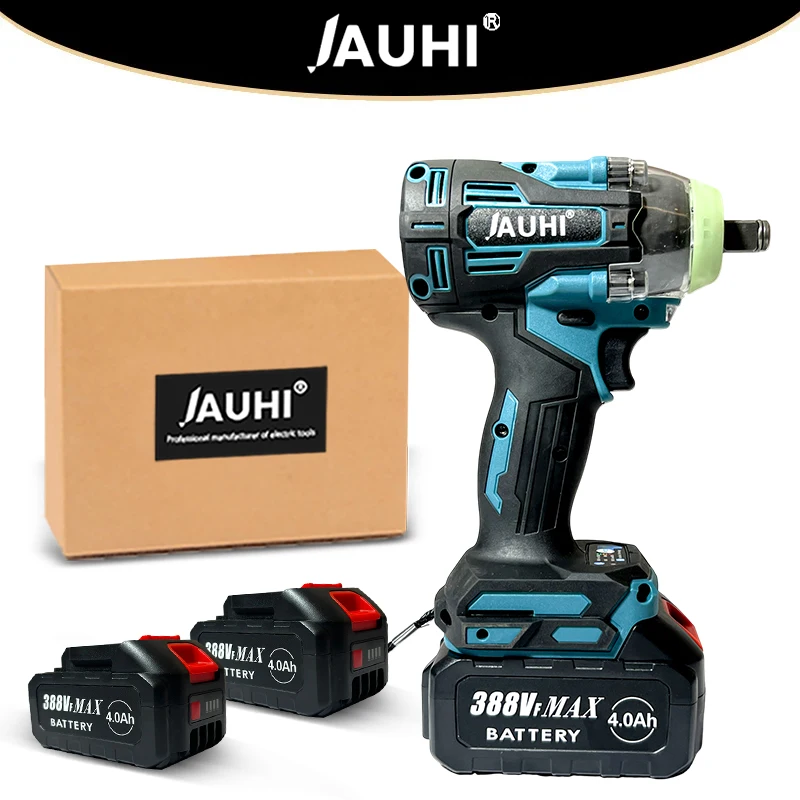 Бесщеточный Электрический ударный гайковерт jaтранспортных средств с крутящим моментом 1/2 нм и батареей 388VF, дюйма, стандартный электроинструмент для батареи Makita 18 в