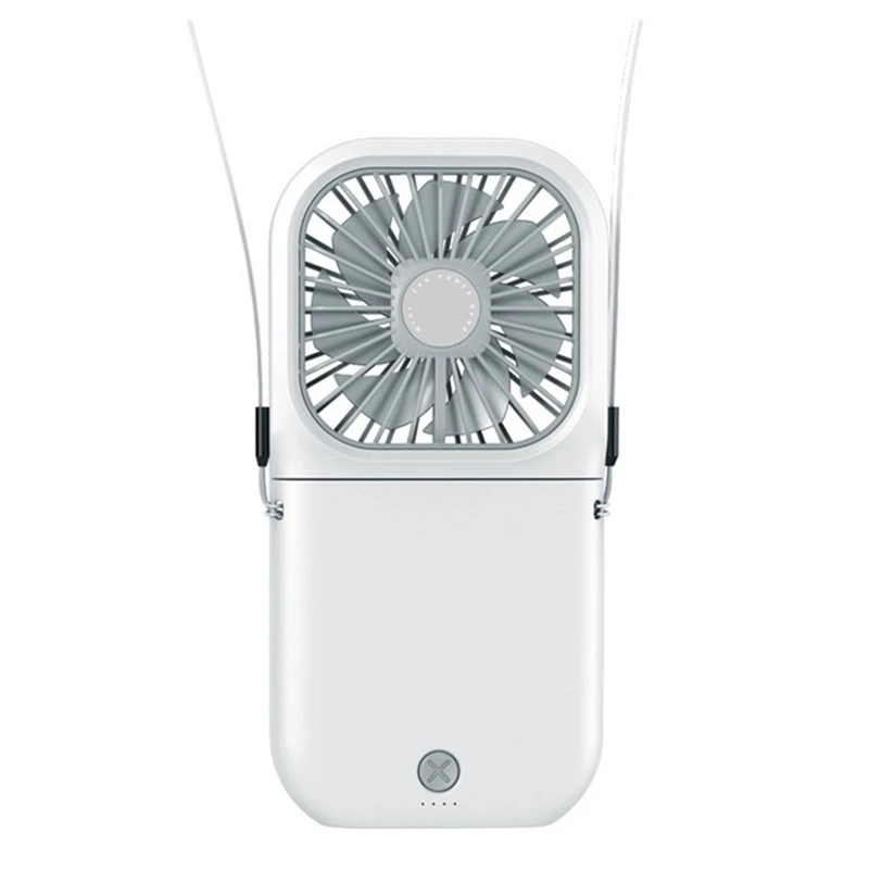 

Folding Fan USB Multi-Function Charging Treasure Mobile Phone Bracket Hanging Neck Handheld Mini Desktop Small Fan