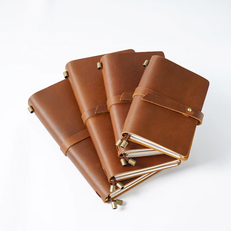 Genuine Leather Traveler Notebook Handmade Vintage Cowhide Diary Journal Sketchbook Organiser Planner TN Notebook Cover (art.: 3920cb1daaf67) - 3920cb1daaf67