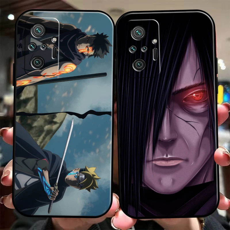 

Japan NARUTO Anime Phone Case For Xiaomi Redmi 9 10 9i 9AT 9T 9A 9C Note 9 9T 9S 10 Pro 10S 5G Carcasa Coque Soft Back