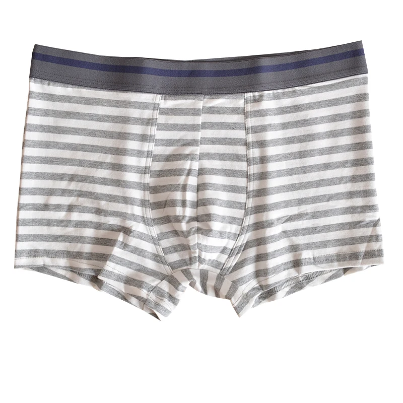 

Men Boxer Briefs Cotton Stretch Underwear Mens Boxers Men Boxer Brief No Fly Men's Underwear Breathable Soft