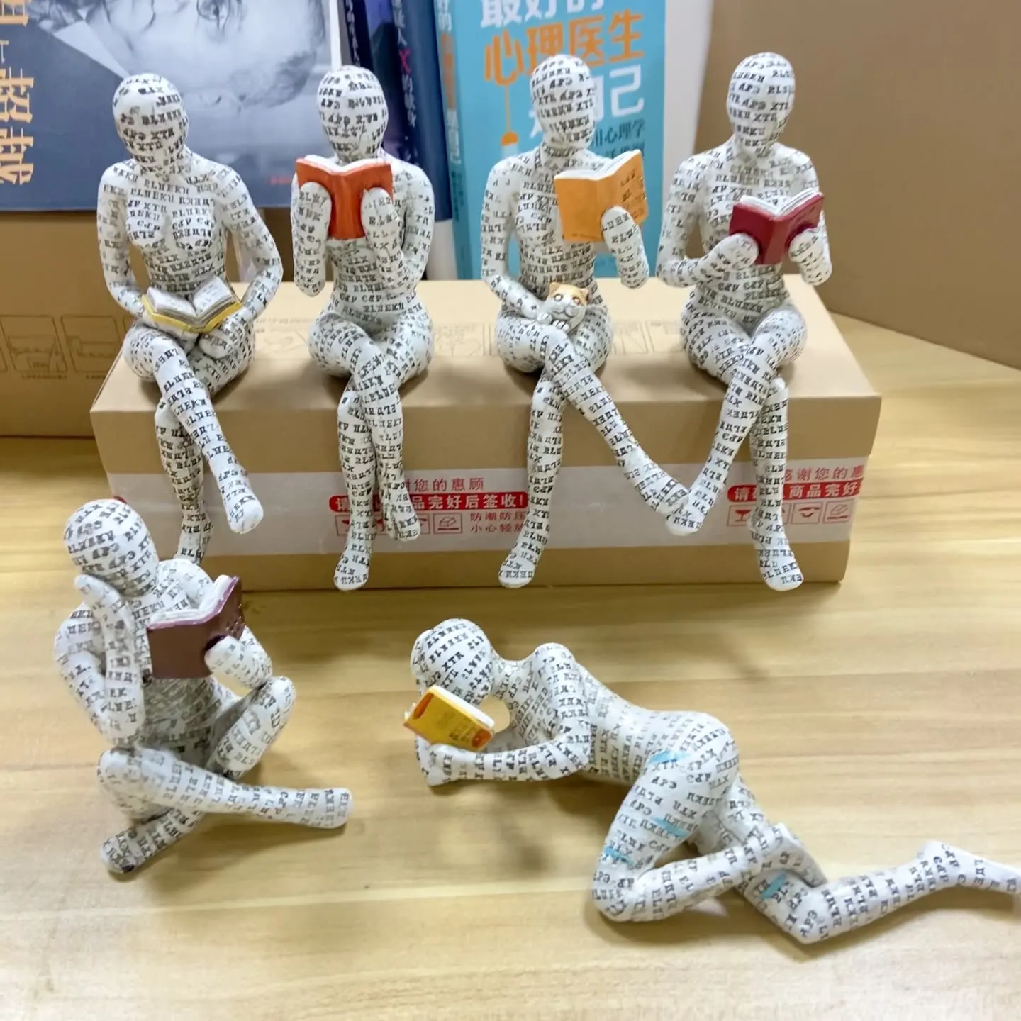 

Женское украшение для стола для чтения, статуя из смолы, украшение для дома, гостиной, спальни, украшение, Декор