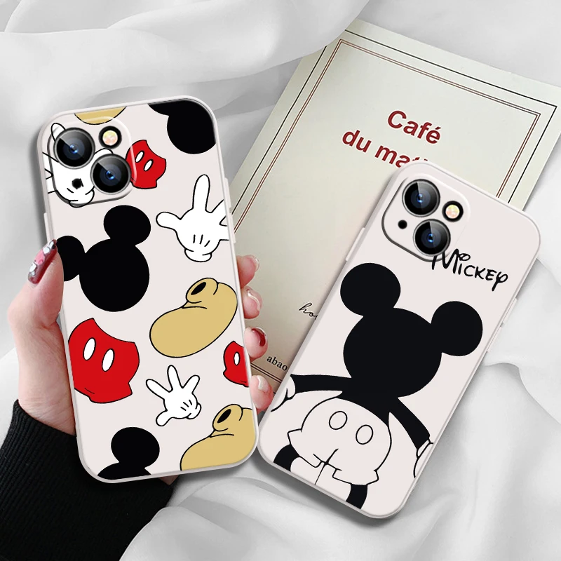 

Fashion Cartoon Mickey Mouse US Phone Case For iPhone 11 12 13 Pro 12 13 Mini X XR XS Max 6 6S 7 8 Plus SE 2020 Cute Funda Cover