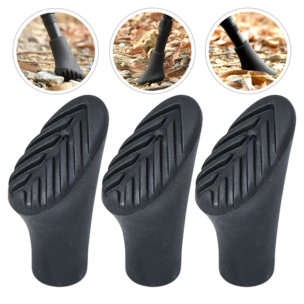 

Pole Tips Hiking Trekking Cover Crutch Poles Rubber Walking Feet Tip Protectors Stick Sticks Endprotector Alpenstock Pads Foot