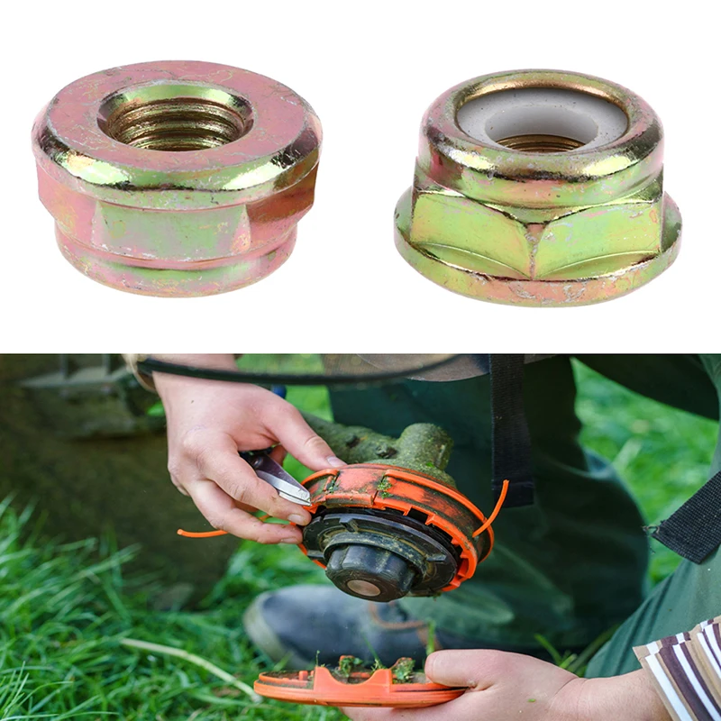 

5 шт. Новинка универсальная гайка кусторез левая резьба лезвие гайка аксессуары для газонокосилки инструменты для стрижки газона