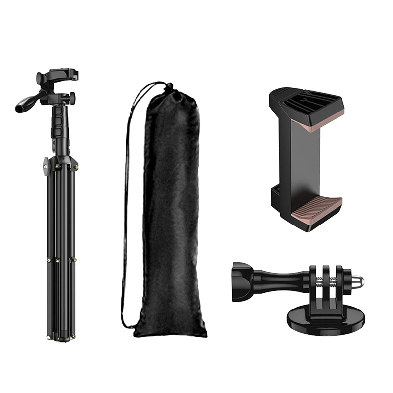 

Cell Phone Tripod Stand Smartphone Selfie Stick, Foldable Tall Photography Tripod Stand For /Live Stream/Vlogging