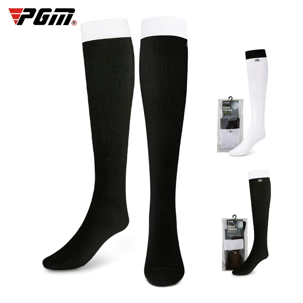 PGM Golf Socks Knee High Stocking For Women Running Stockings Girls Soft Breathable Sports Socks Running Calf Protection Sock