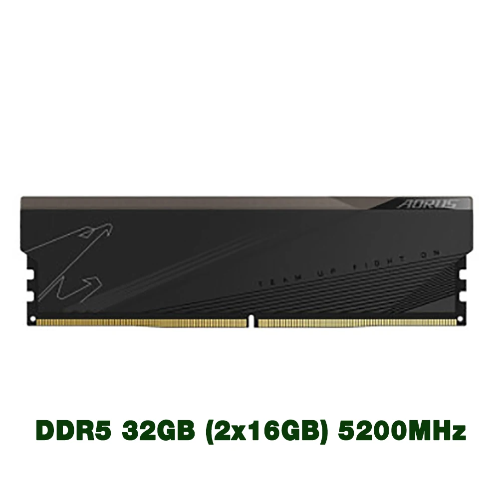 

Память AORUS DDR5 32 Гб (2x16 Гб) 5200 МГц для Gigabyte RAM, игровая память высокого качества, быстрая доставка