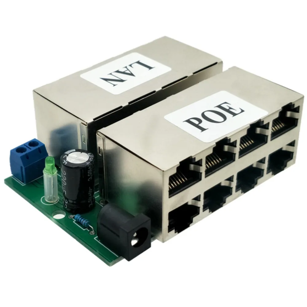 

8-портовый PoE инжектор DC12-48V