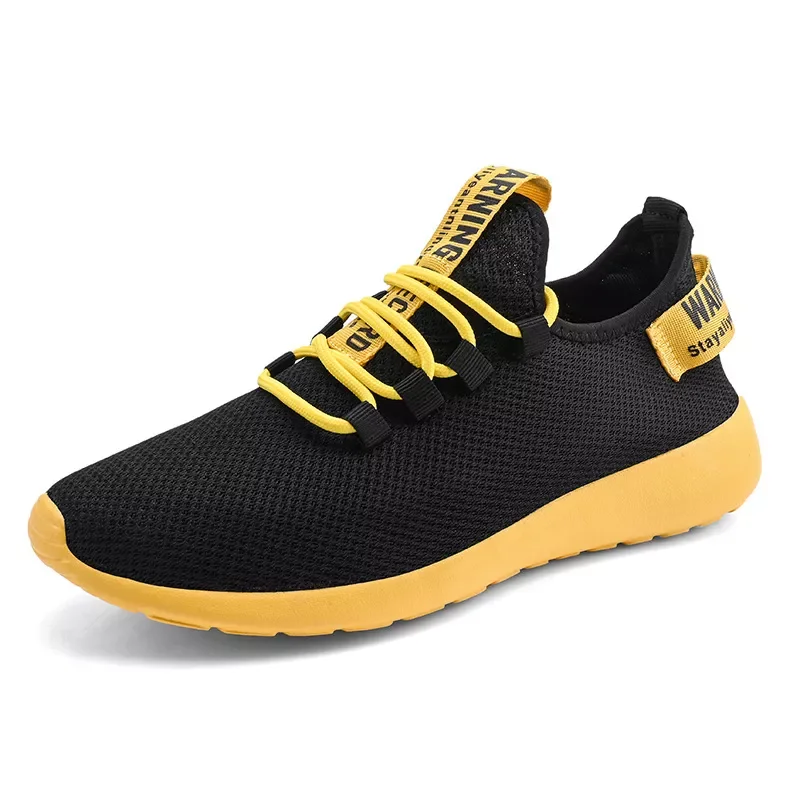 

New2022 Sneakers Breathable Lightweight Men Casual Shoes No-slip Lace Up Walking Sneakers Men Mesh Shoes Tenis Masculino Wholesa