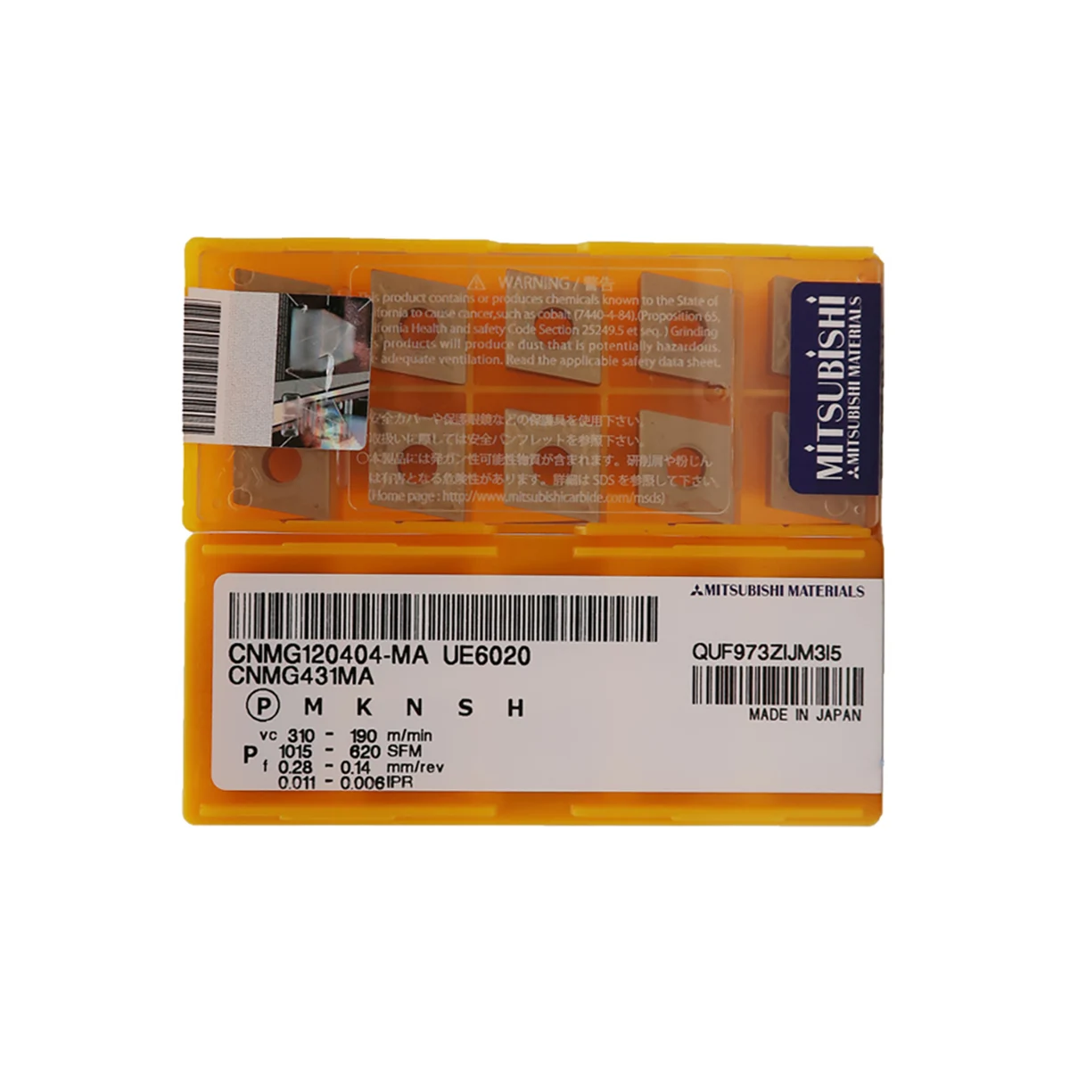 

Mitsubish i 100% Original CNMG CNMG120412 VP15TF CNMG120408 MA UE6110 CNMG120404 NX2525 Medium Roughing Carbide Turning Insert