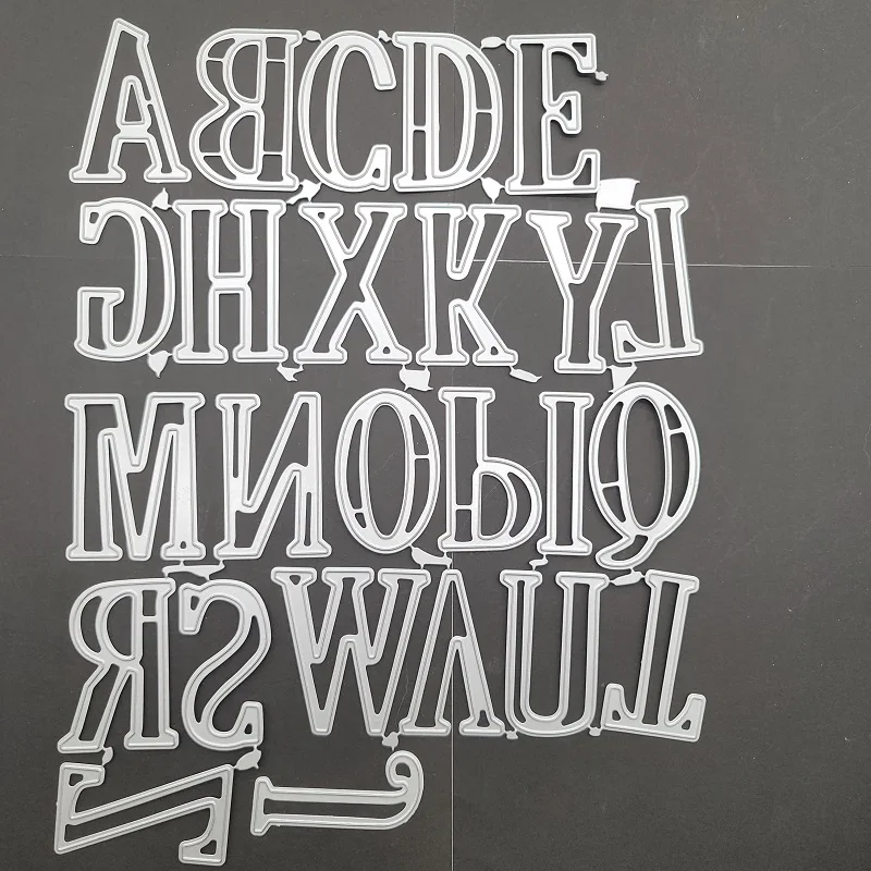 Большой размер капитальные буквы металлическая высечка искусственная ручная