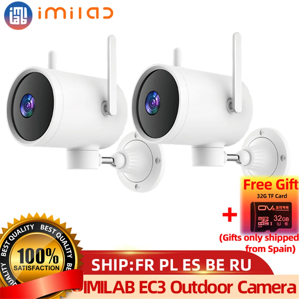 IMILAB EC3 Wifi Outdoor Camera 1296P HD Ip Mihome Video Surveillance Secur Webcam Cctv Waterproof Night Vision Human Dection Cam