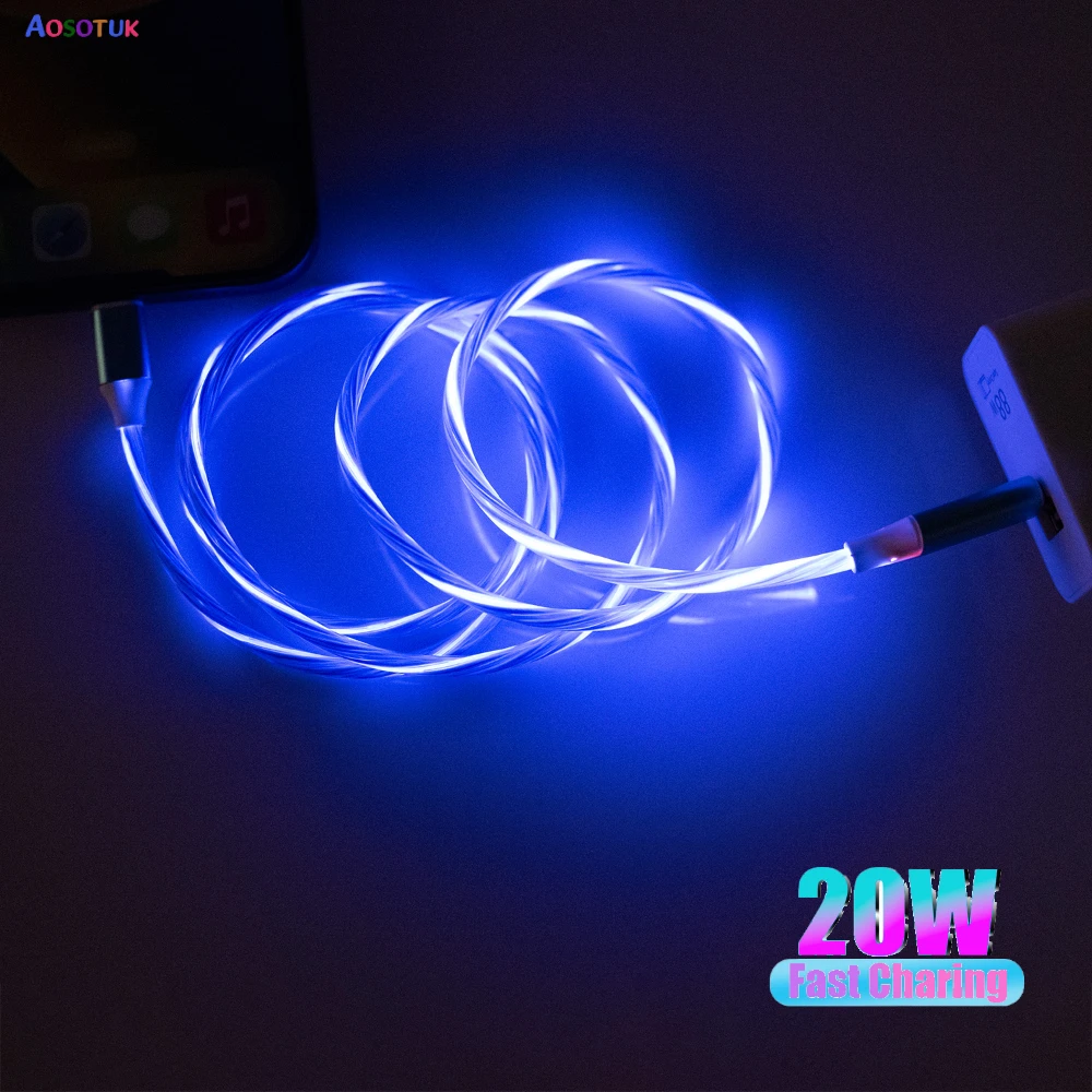 Кабель PD 20 Вт USB типа C для iPhone 12 11 Pro Max X Xr Xs 18 зарядное устройство быстрой зарядки