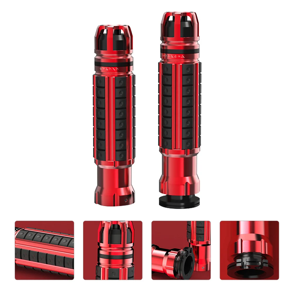 

Handlebar Grips Bike Motorcyclehandle Hand Cnc Powersports Cover Sleeves Road Rubber End Mountain
