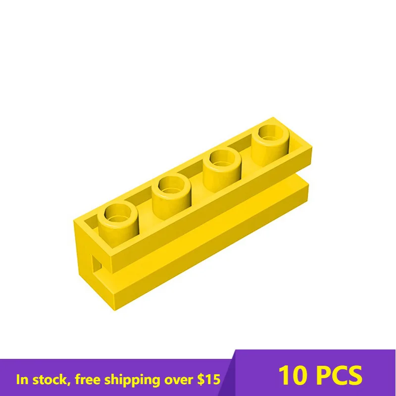 

Конструктор MOC 2653 1x4 с горизонтальным желобком, 10 шт.