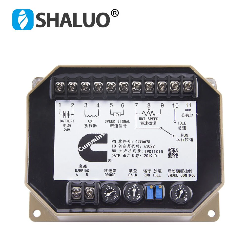 Controlador de Velocidade do Motor Controle do Painel Substituir Original Gerador Diesel Govornor dc Módulo Placa Motor 4296675