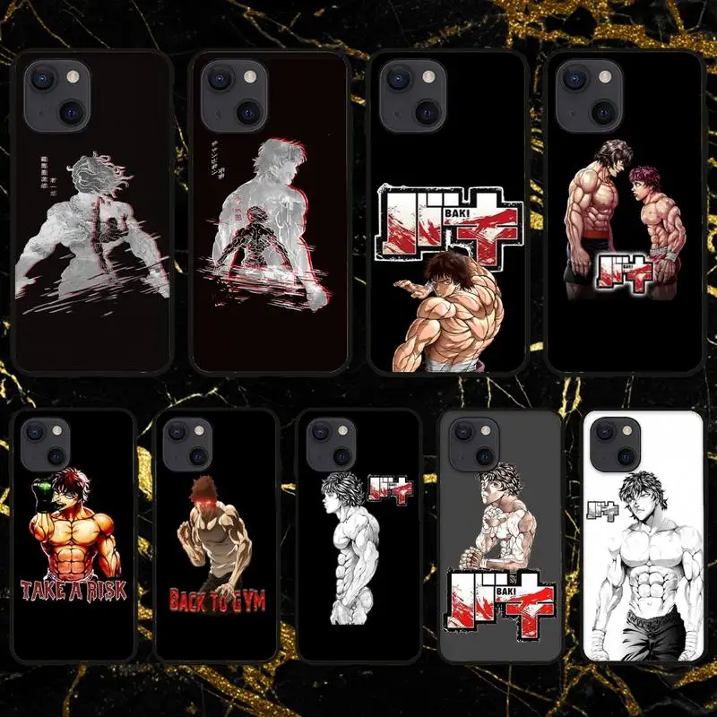 

Чехол для телефона RUICHI Baki Hanma для iPhone 11 12 Mini 13 Pro XS Max X 8 7 6s Plus 5 SE XR