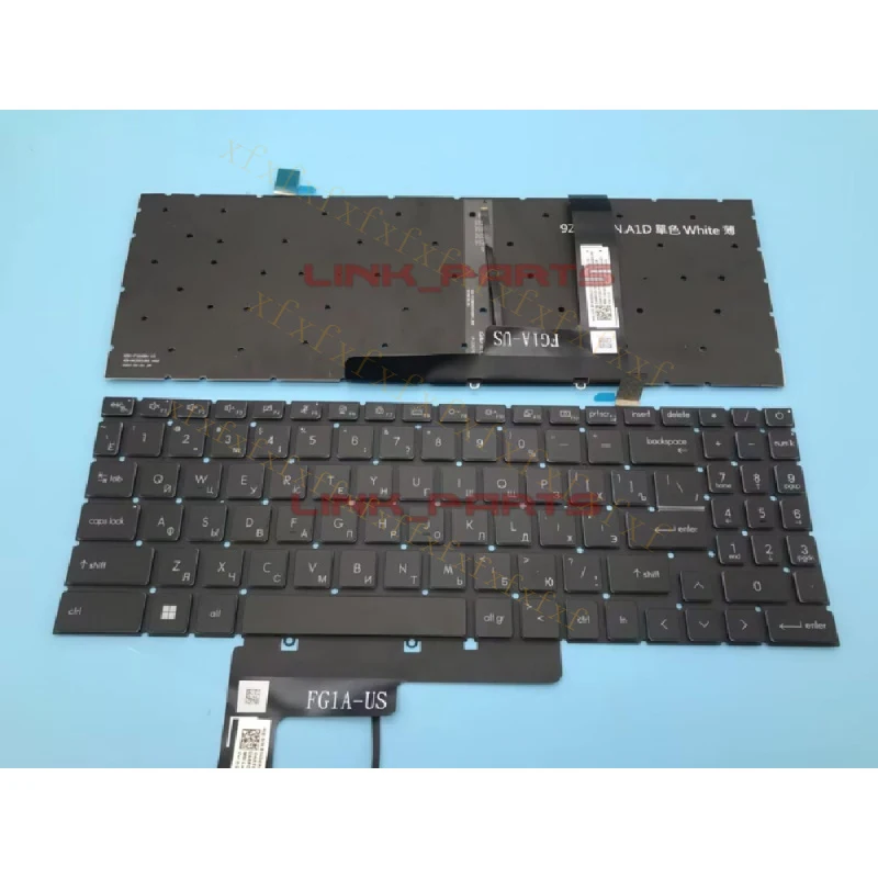Фото Новая русская клавиатура A+ для MSI Katana GF76 11SC 11UC 11UD 11UE 11UEK 11UG с подсветкой №1