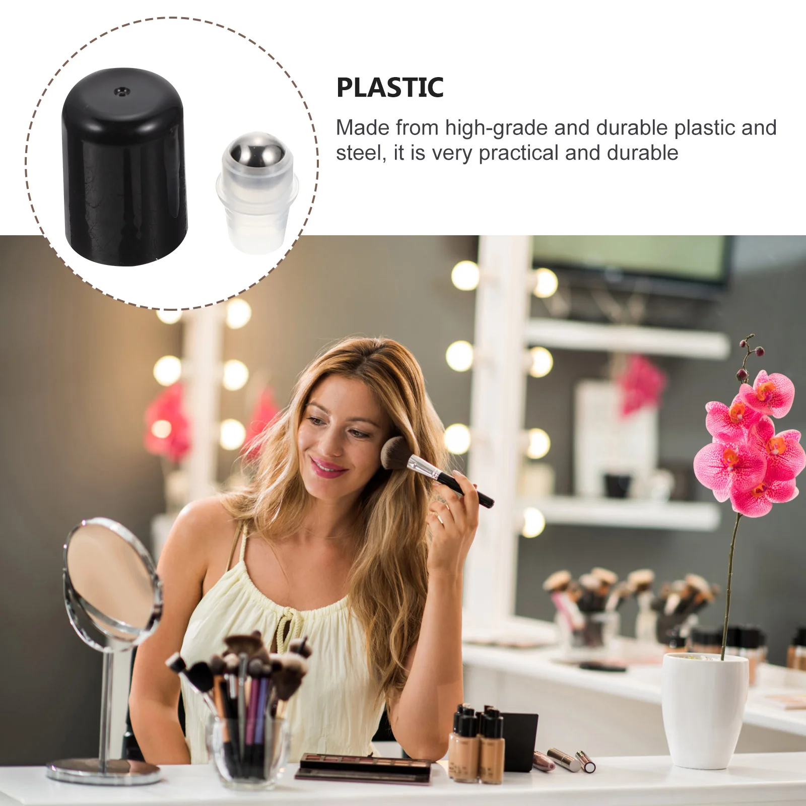 1 набор стальные роликовые шарики с крышкой |