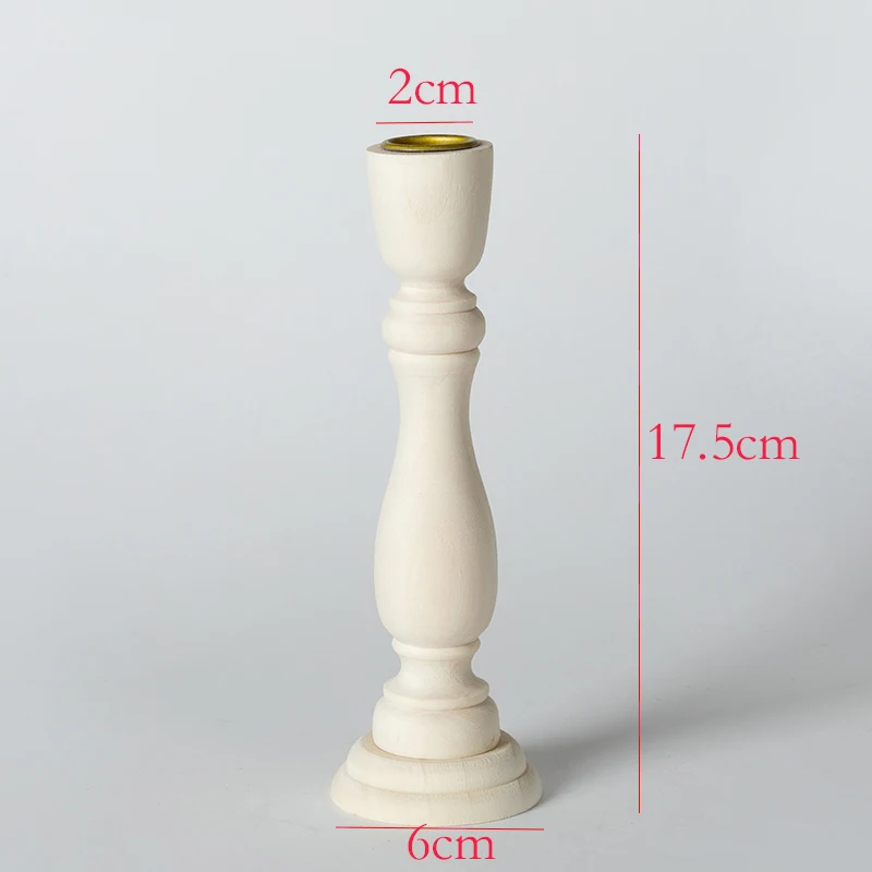 Деревянные Подсвечники Для украшения дня рождения стеклянный Настольный