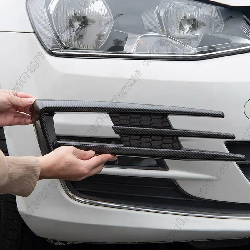 Для Volkswagen Golf 7 MK7 2013-2016 передний бампер противотуманная зеркальная решетка