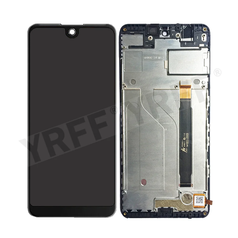 for wiko view 2 with frame lcd display screens for wiko view2 w_c800 mobile phone touch screen digitizer glass panel sensor free global shipping