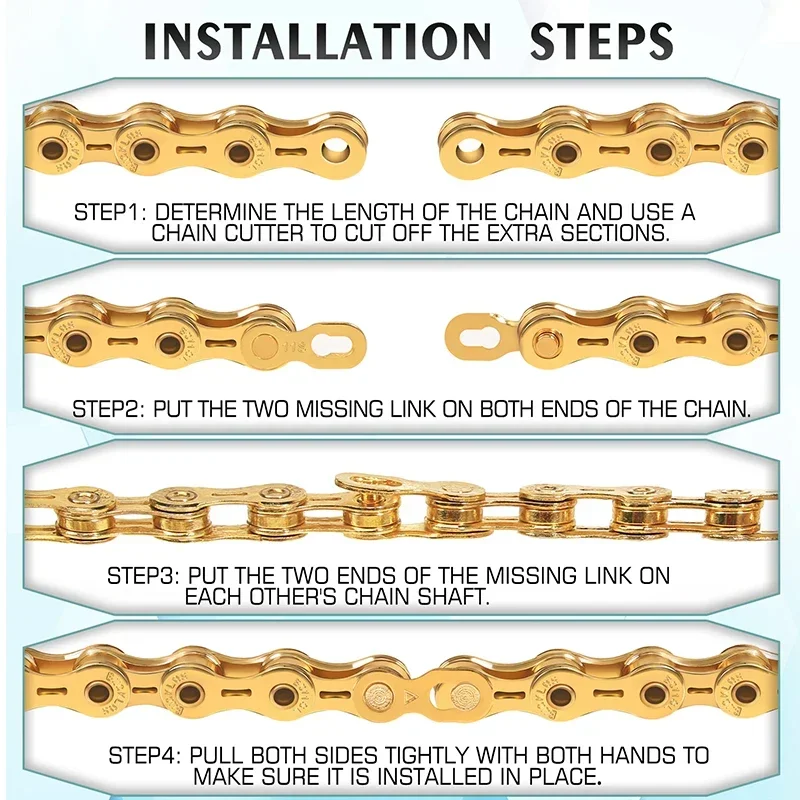 BUCKLOS 11s Велосипедная цепь MTB Шоссейный велосипед Ток 116 звеньев 11 В Цепь BC11/BC11EL/BC11SL