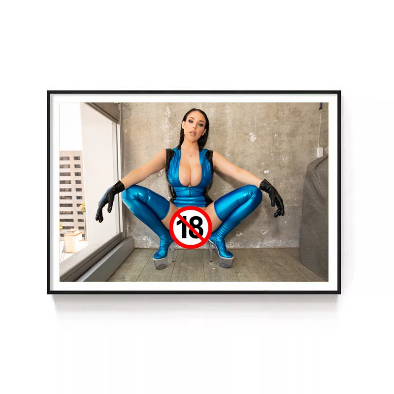 

Печать на холсте "Angela White Nude Big Boobs Girl"