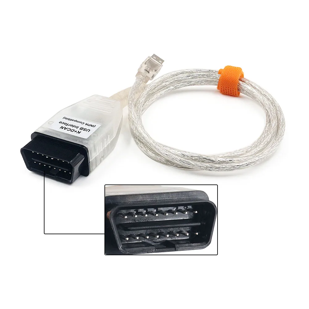 Лучший диагностический кабель для BMW K DCAN сканер OBDII + K-Line OBD2 FT232RL стабильный чип