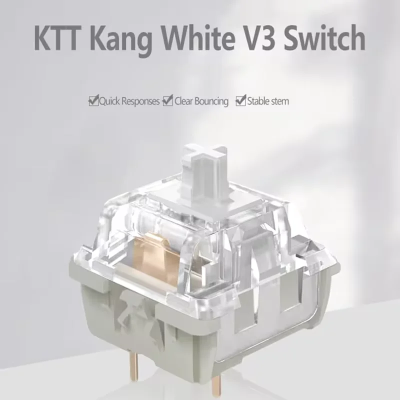 Механическая игровая клавиатура KTT Kang White V3