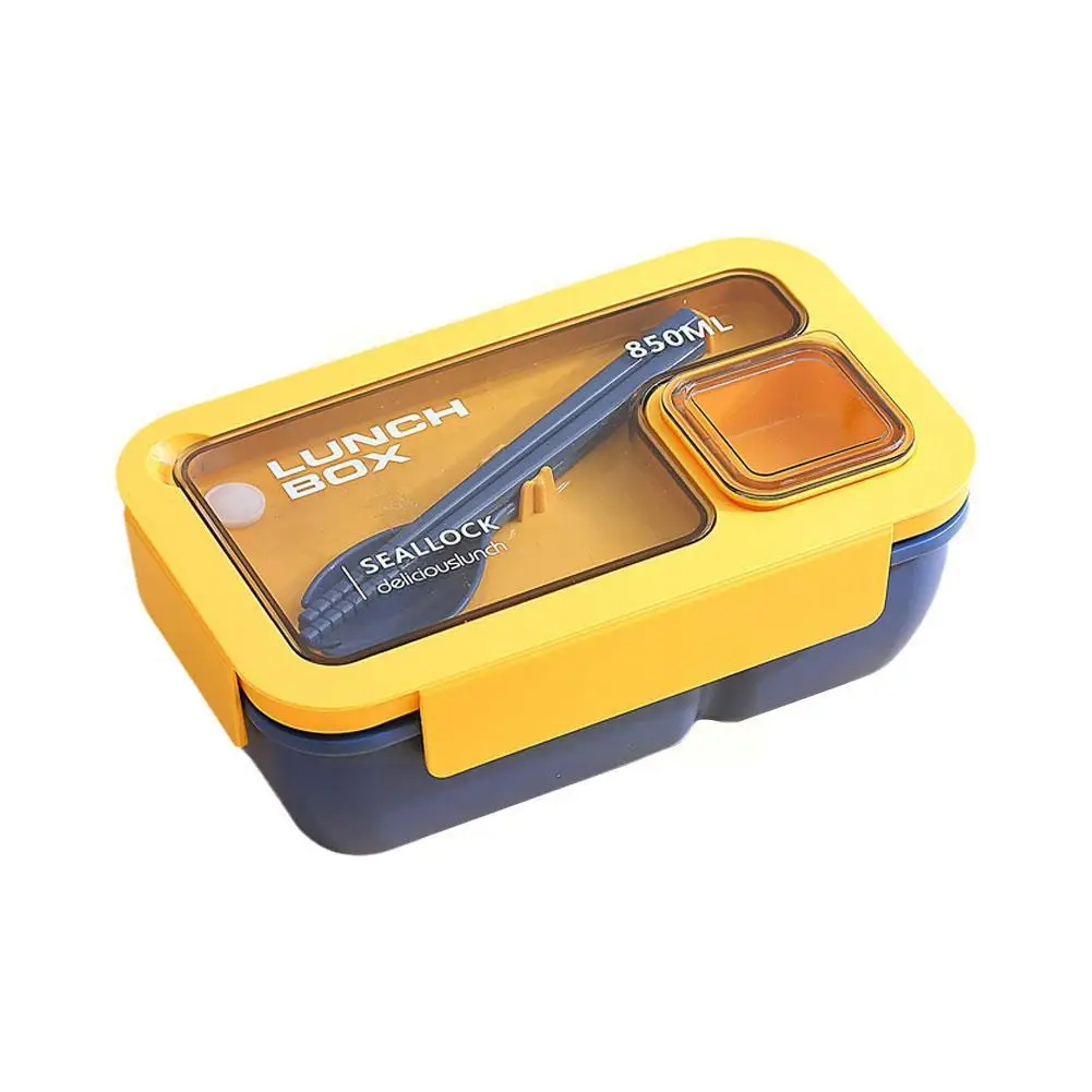 Портативный Ланч-бокс, Ланч-бокс для детей, школьный и офисный Ланч-бокс для бенто с посудой, Термосумка, полный комплект для микроволновки Hea M5C5