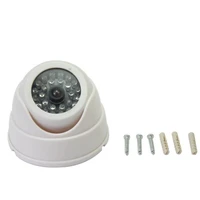 outdoor led light simulation fake security system camera for house office market cctv video surveillance camera