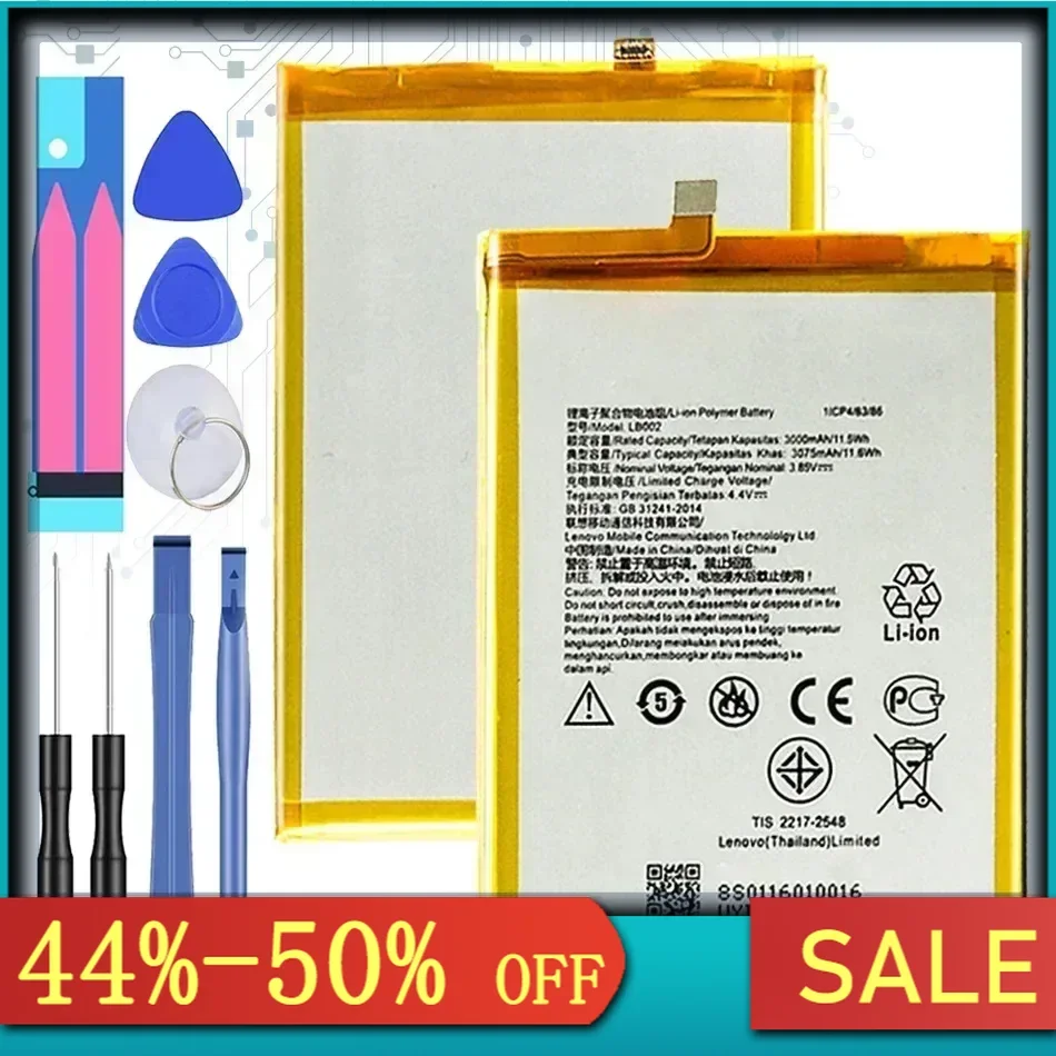Аккумулятор LB002 3000 мАч для мобильного телефона Lenovo S5 K520 K520T Bateira