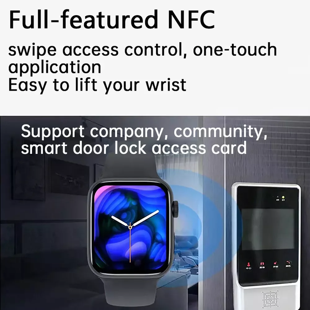 

GS7 Upgraded Version W26 W46 Smartwatch IWO 14 pro 1.9 Inch Watch Men Women Bluetooth Call DIY Dials pk w27 pro series 7