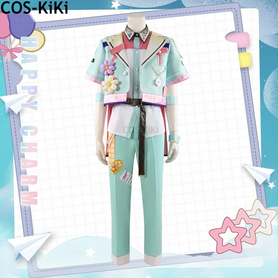 COS-KiKi Ensemble Stars Happy Charm Akehoshi Subaru/Harukawa Sora/Sazanami Jun игровой костюм униформа косплей