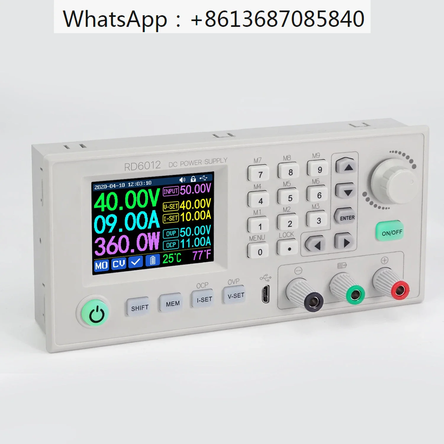 RD6012 RD6018-W USB WiFi DC - Напряжение Ток Понижающий модуль питания преобразователь