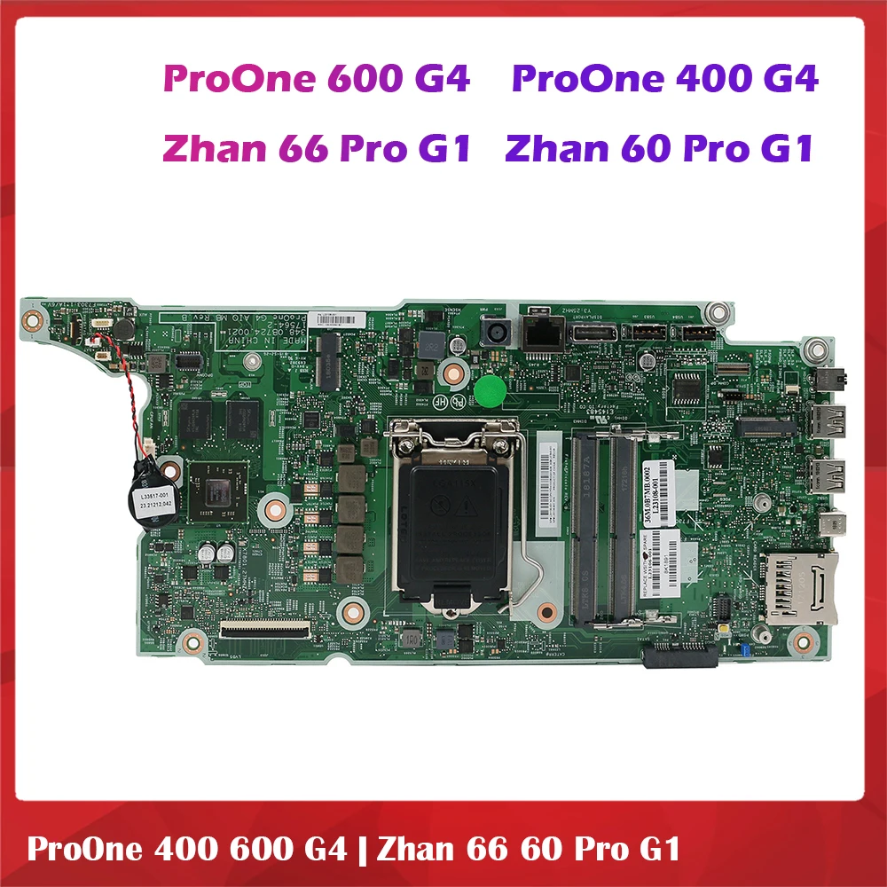 

For HP 440 600 G4 Zhan 66 60 Pro G1 L23106-001 L23108-001 Original All-In-One Motherboard Perfect Test Good Quality