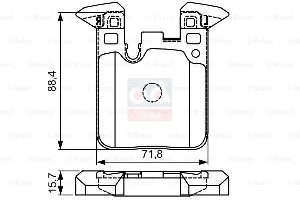 

986495335 F32 Задняя Тормозная колодка F30 F20 F22 F32 F32 F82 M sports
